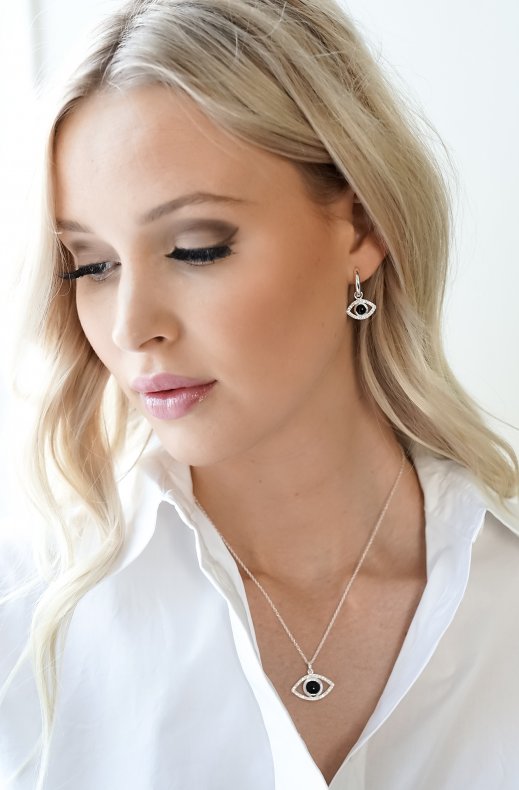 Carolina Gynning Jewelry - Devine Eye Necklace Silver
