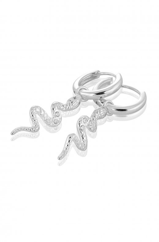 Carolina Gynning Jewelry - Snake Earrings Silver