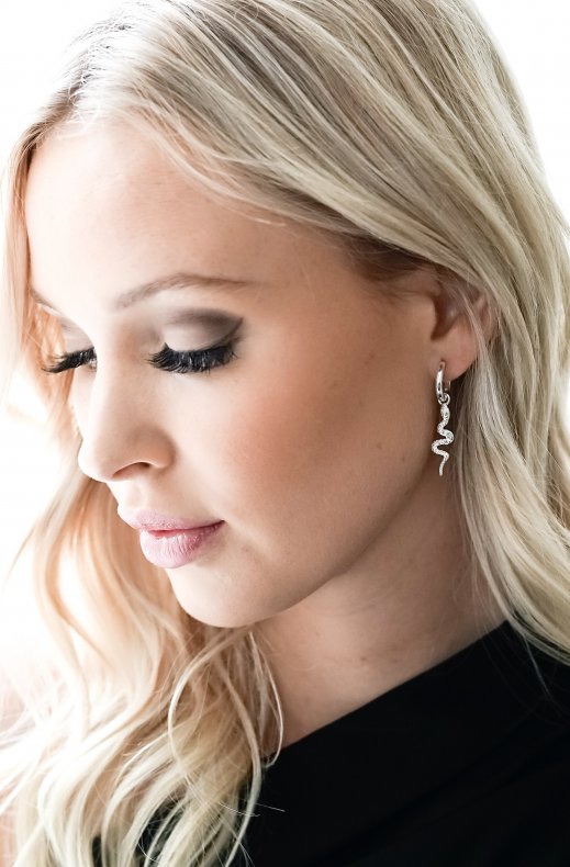 Carolina Gynning Jewelry - Snake Earrings Silver