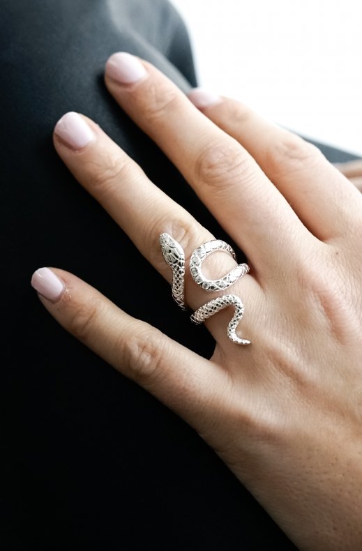 Carolina Gynning Jewelry - Snake Ring Silver