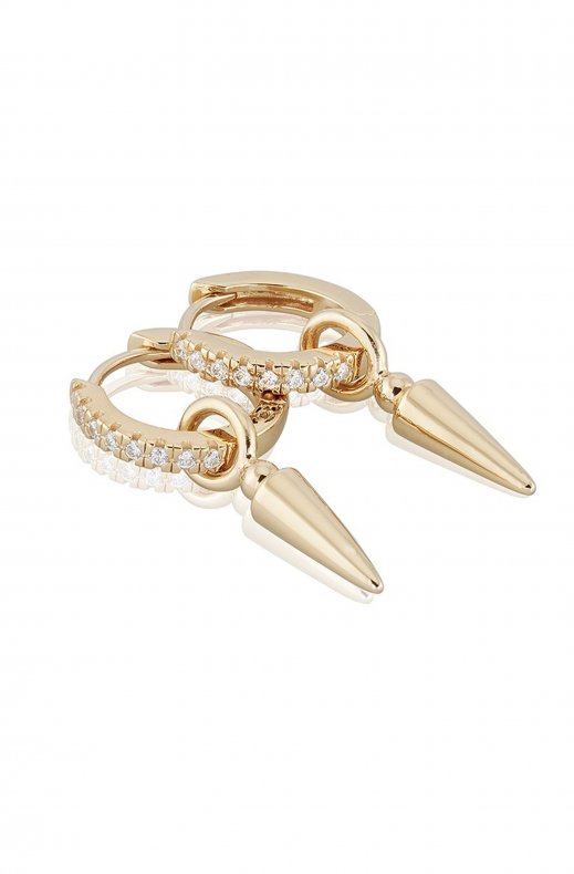 Carolina Gynning Jewelry - Spear of Life Creol Earrings Goldplated