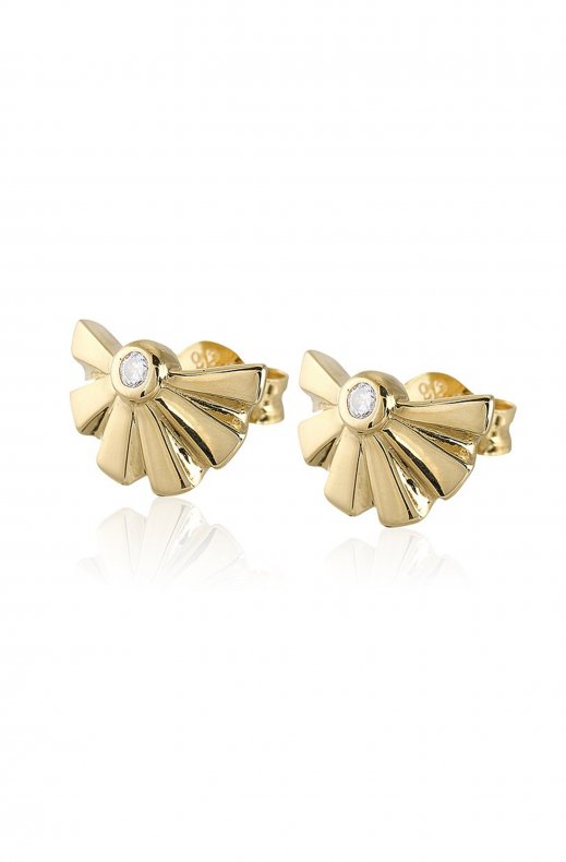 Carolina Gynning Jewelry - Sunfeather Earrings Goldplated