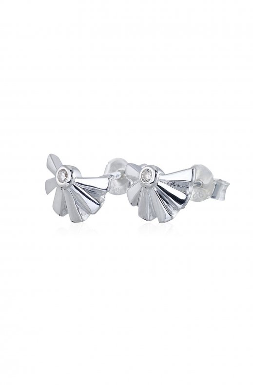 Carolina Gynning Jewelry - Sunfeather Earrings Silver