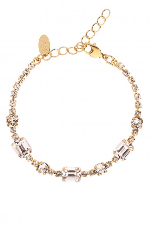 Caroline Svedbom - Corinna Bracelet - Gold Crystal