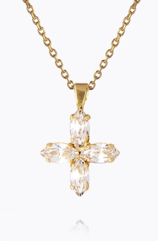 Caroline Svedbom - Crystal Star Necklace - Gold Crystal