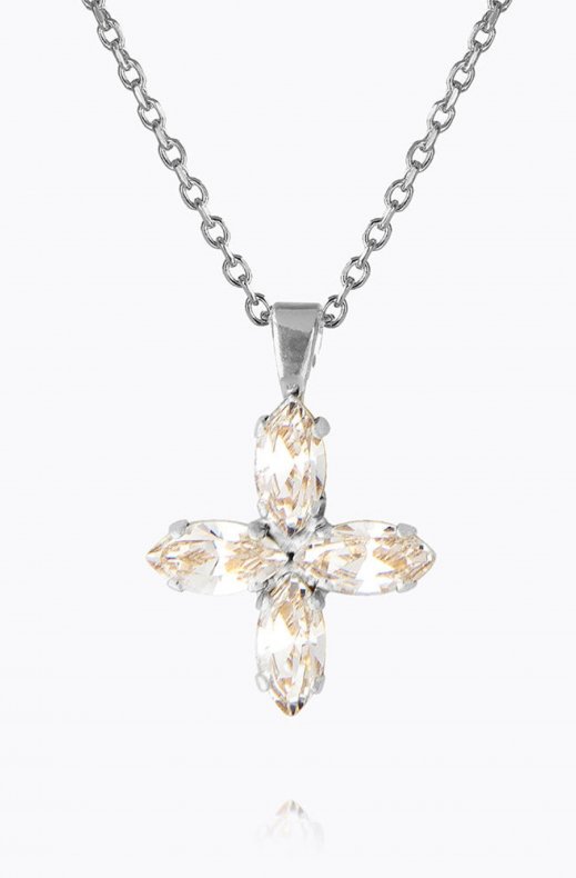 Caroline Svedbom - Crystal Star Necklace 90 - Rhodium Crystal