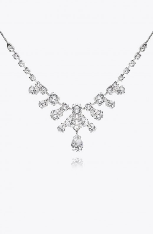 Caroline Svedbom - Daphne Necklace Rhodium Crystal