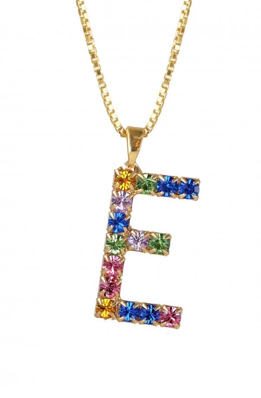 CAROLINE SVEDBOM - LETTER NECKLACE GOLD E 50 CM