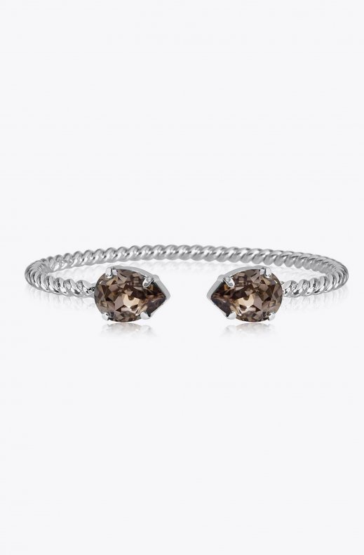 Caroline Svedbom - Mini Drop Bracelet - Rhodium Greige