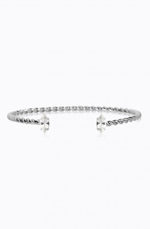 Caroline Svedbom - Petite Navette Bracelet Rhodium Crystal