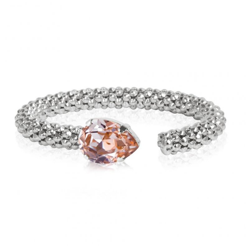 Caroline Svedbom - Classic Rope Bracelet - Rhodium Vintage Rose