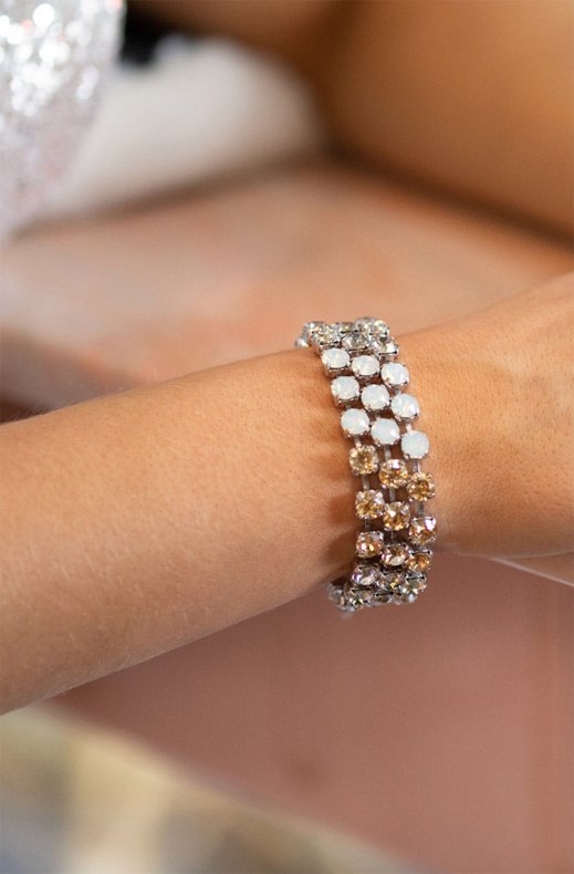Caroline Svedbom - Rosanna Bracelet - Gold White combo