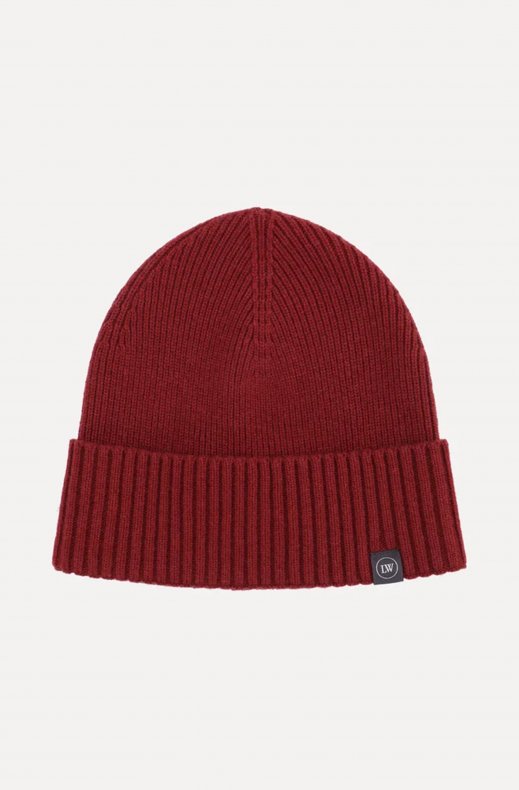 Less Worries - Cashmere Blend Beanie - Brick