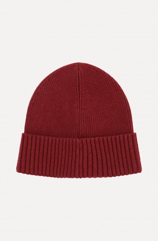 Less Worries - Cashmere Blend Beanie - Brick