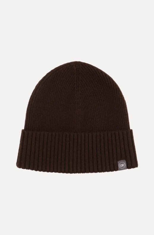 Less Worries - Cashmere Blend Beanie - Chocolate