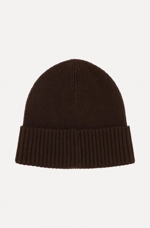 Less Worries - Cashmere Blend Beanie - Chocolate