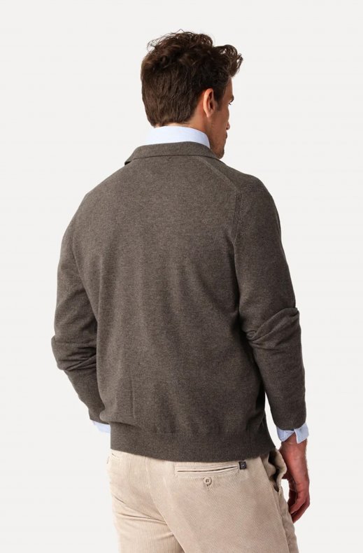 Less Worries - Cashmere Blend Cardigan - Nougat