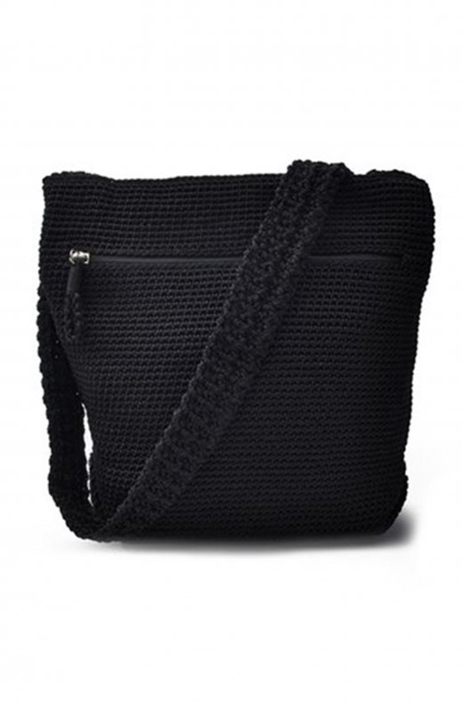 Ceannis - Crochet Cross Body Bag Black