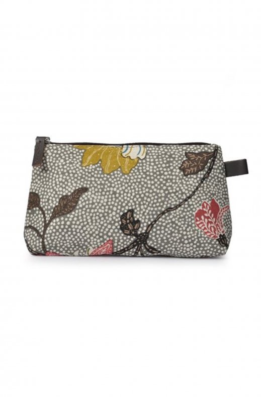 Ceannis - Cosmetic bag small grey flower