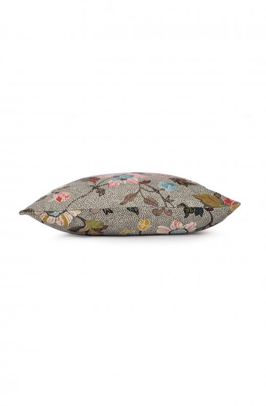 Ceannis - Kuddfodral 50x50 Grey Flower Linen