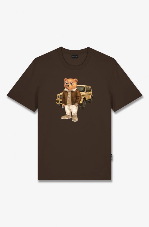 Baron Filou - Backprint Poster T-Shirt Filou 183 Chalet Owners Club - Chocolate Brown