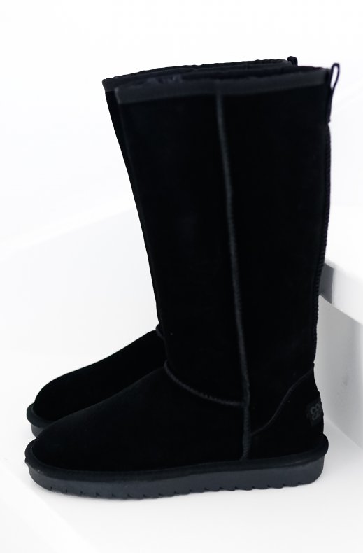 Colors of California - Mid Suede Winter Boot - Black HCY22