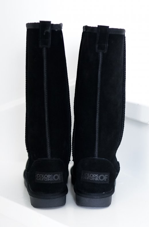 Colors of California - Mid Suede Winter Boot - Black HCY22