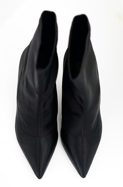 Colors of California - Ankle Boot Stretch Satin Black