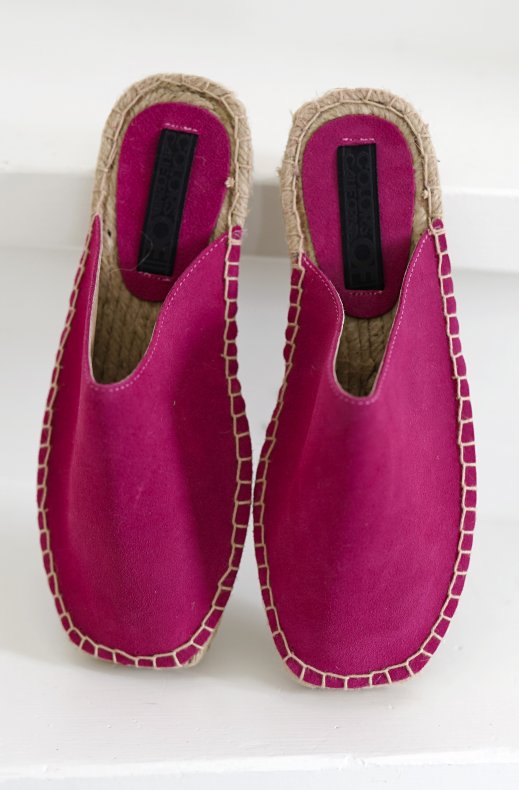 Colors of California - Espadrille Suede ESPA01 - Fuxia