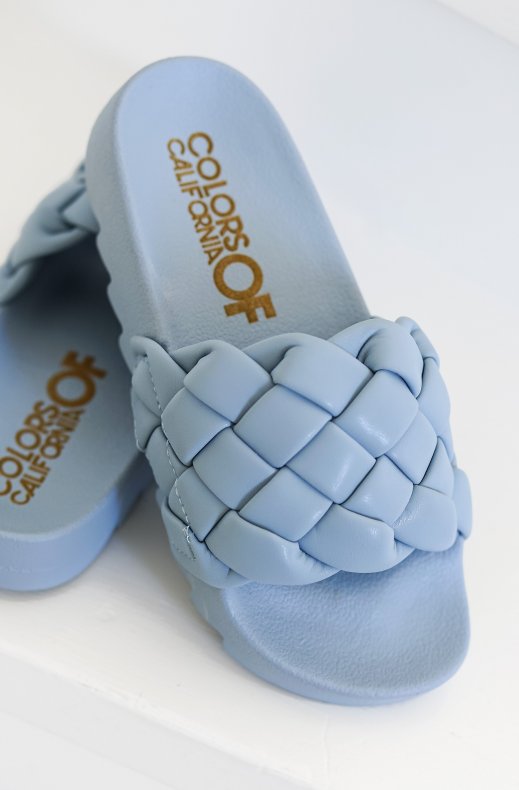 Colors of California - Slide with Braided upper - Sky