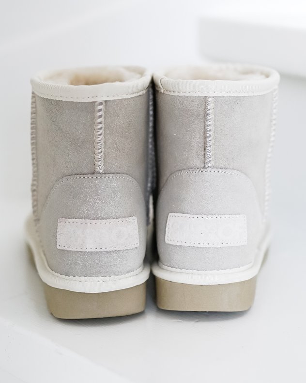 Colors of California - UGG boot in Glitter Suede - Sand HCYW001