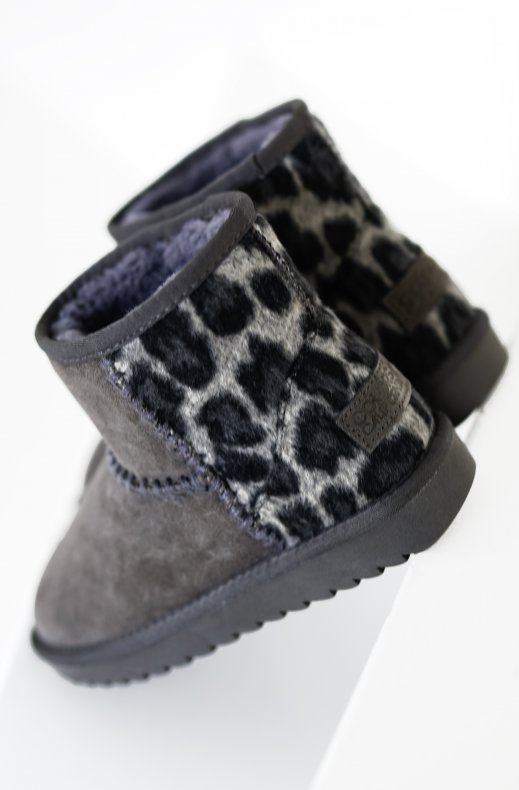 Colors of California - Winter Boot Wool and Suede Grey