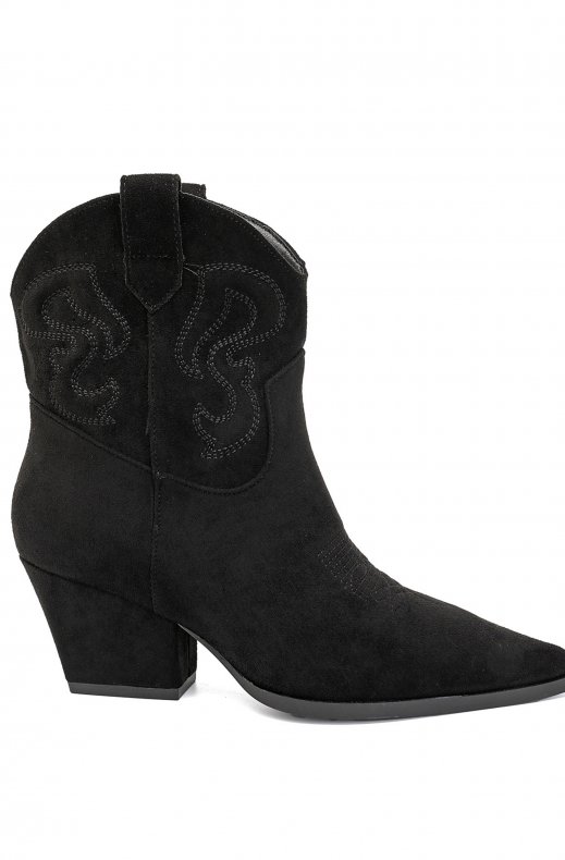 Mixed Brands - Cowboy Boot Short 2906A - Black