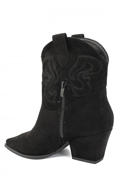 Mixed Brands - Cowboy Boot Short 2906A - Black