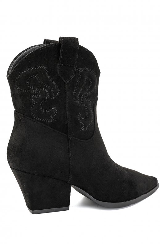 Mixed Brands - Cowboy Boot Short 2906A - Black