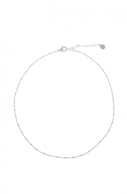 CU Jewellery - Two Beaded Necklace Silver
