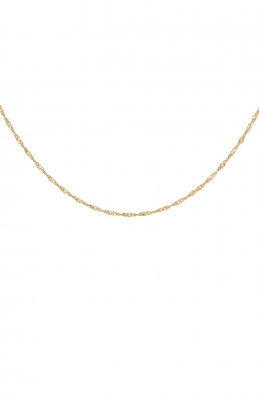 CU Jewellery - Letters Singapore Necklace 45-50 Gold