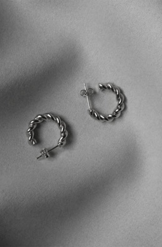 CU Jewellery - Victory Small Twin Earring Silver