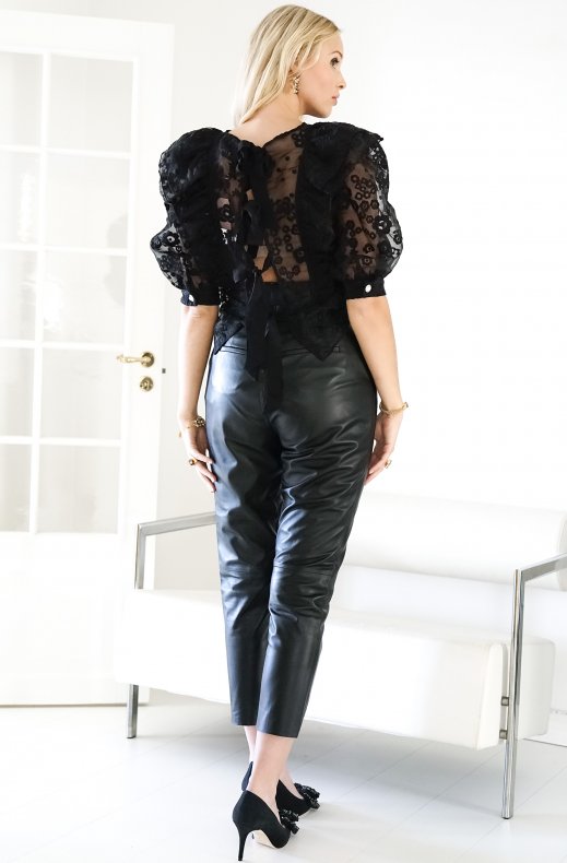 Custommade - Pinja Pants Leather Black
