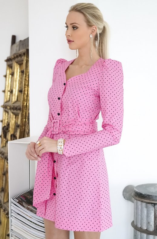 Custommade - lorena dress pink