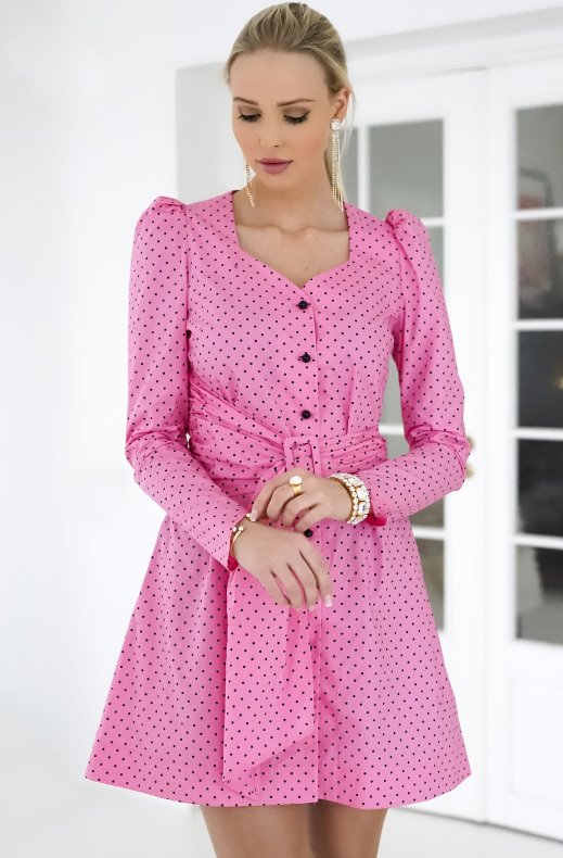 Custommade - lorena dress pink