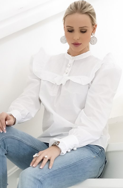 Custommade - Misella blouse white