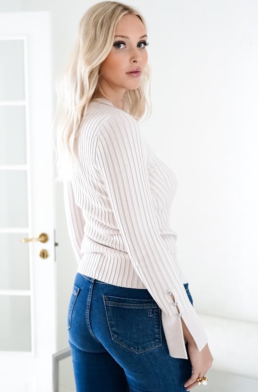 My Essential Wardrobe - Celina High Straight Jeans Medium Blue 32