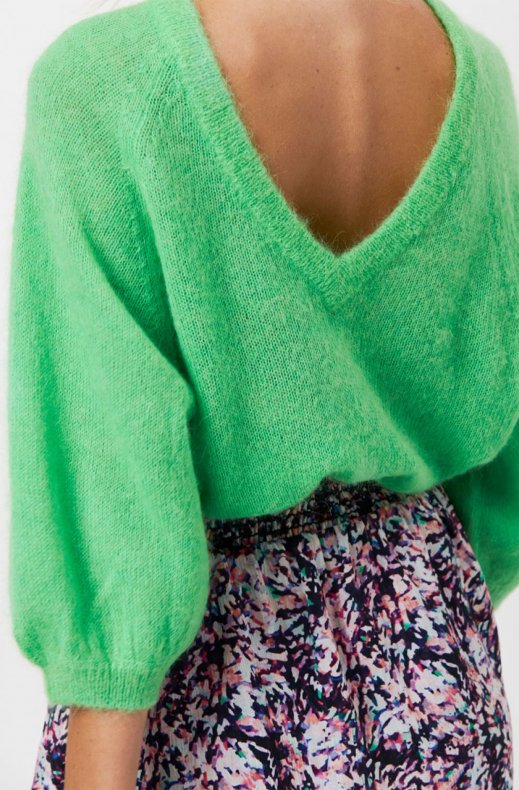 Dante 6 - Rhoda Vneck Sweater - Ultra Green