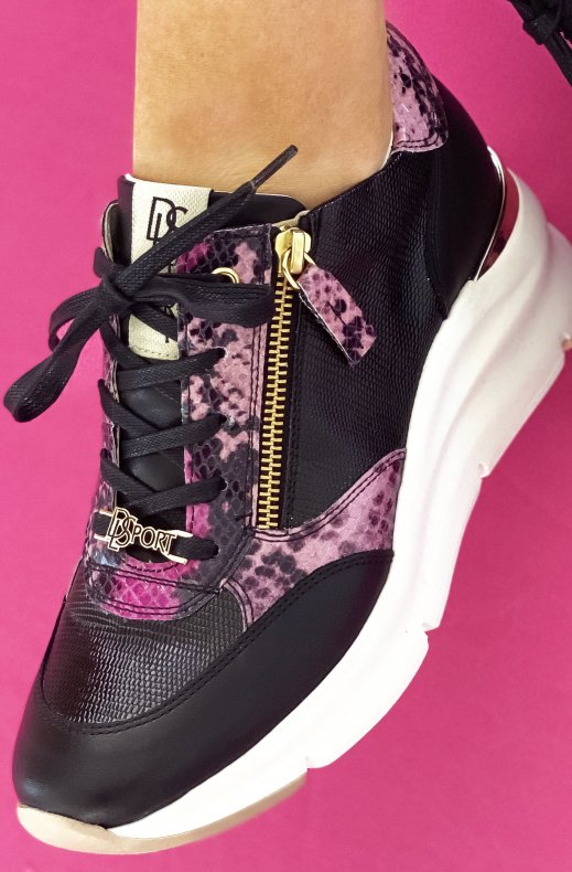 DL SPORT - Sneaker 4677 Black Pink