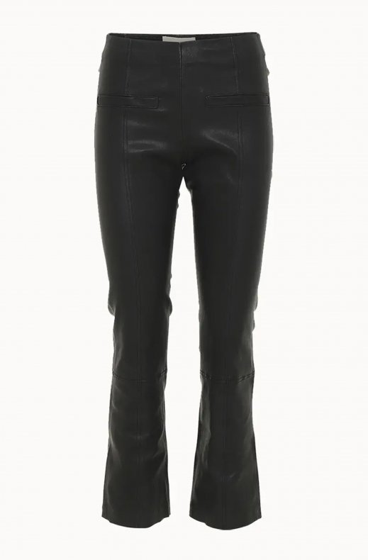 Fine Copenhagen - Ally Cropped Leather pant - Black