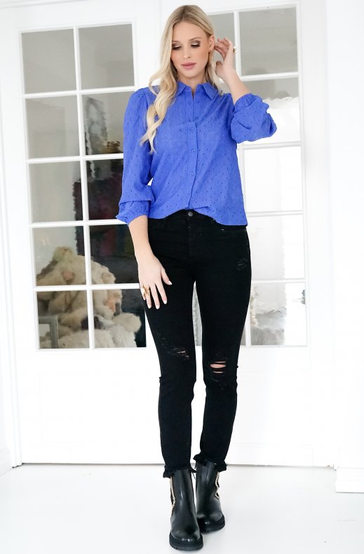 Freequent - Blond Shirt Amparo Blue