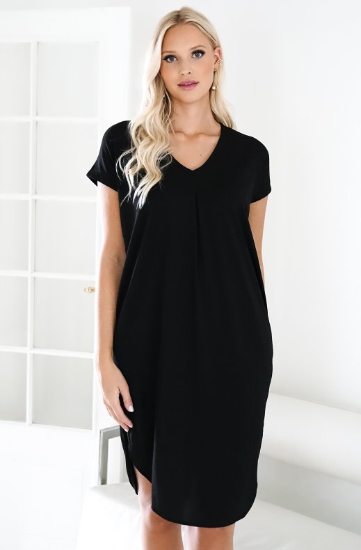Freequent - Floi Dress Solid Black