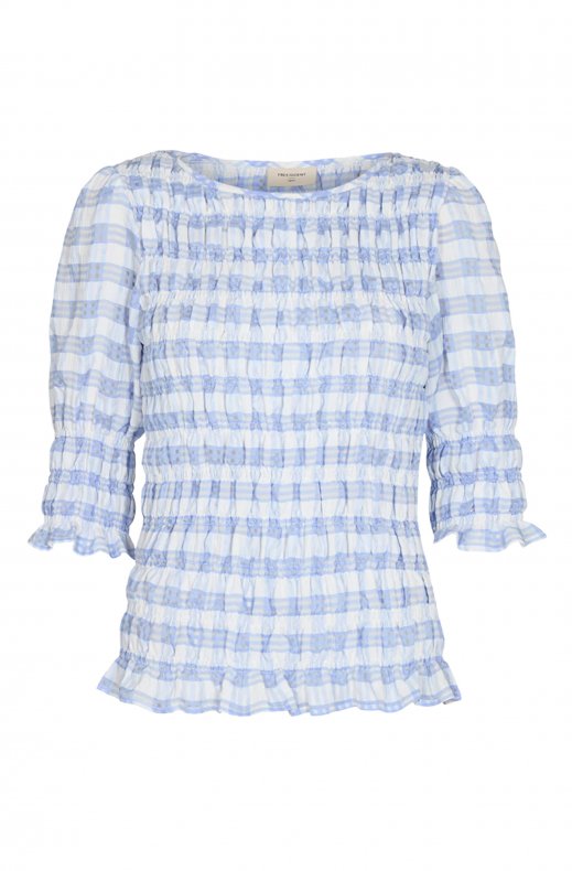 Freequent - Isabelle Blouse Chambray Blue Mix
