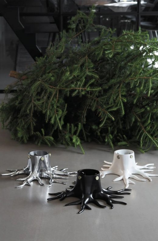 GARDEN GLORY – CHRISTMAS TREE STAND ”THE ROOT” SILVER